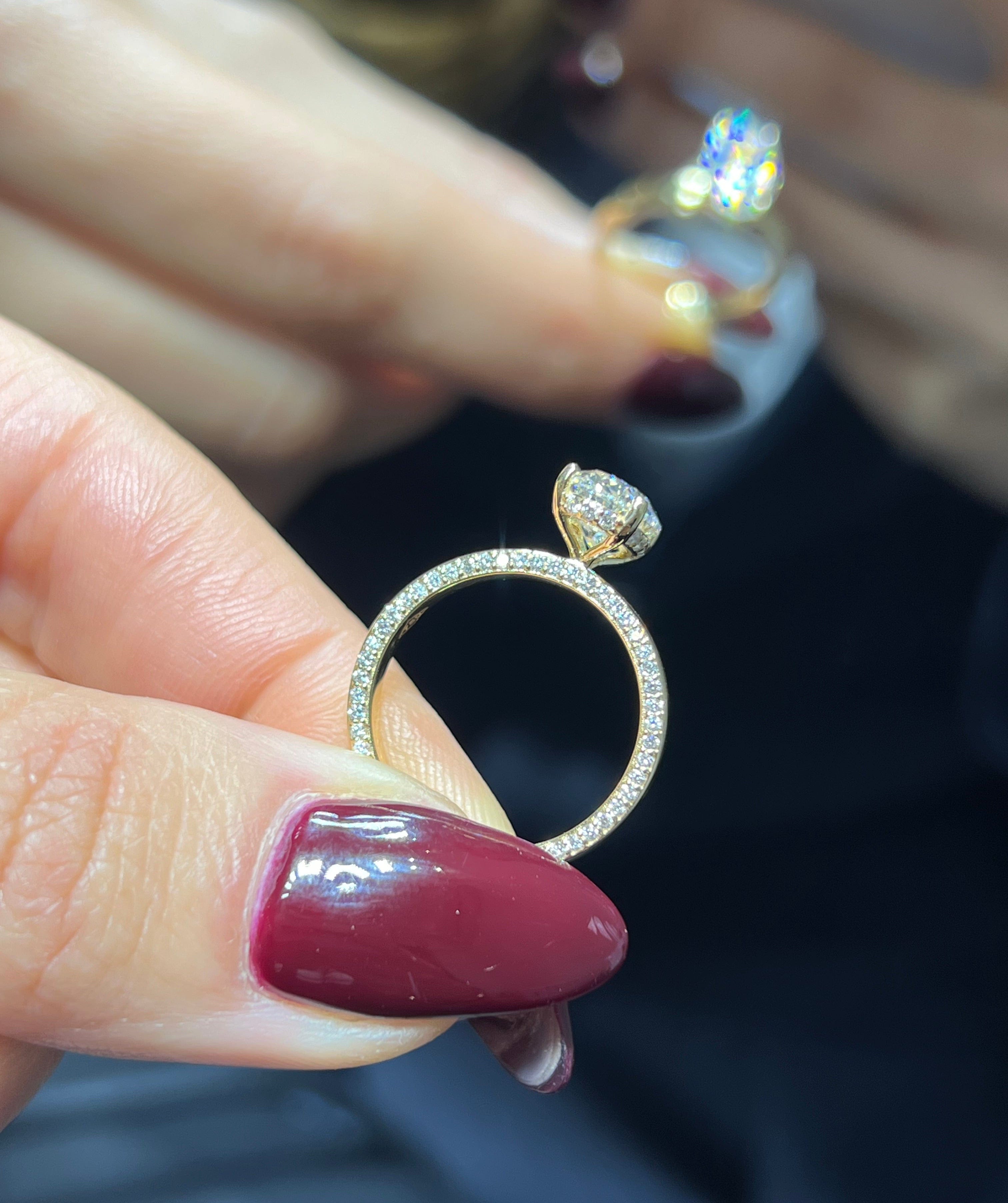 Eclipse Solitaire Ring