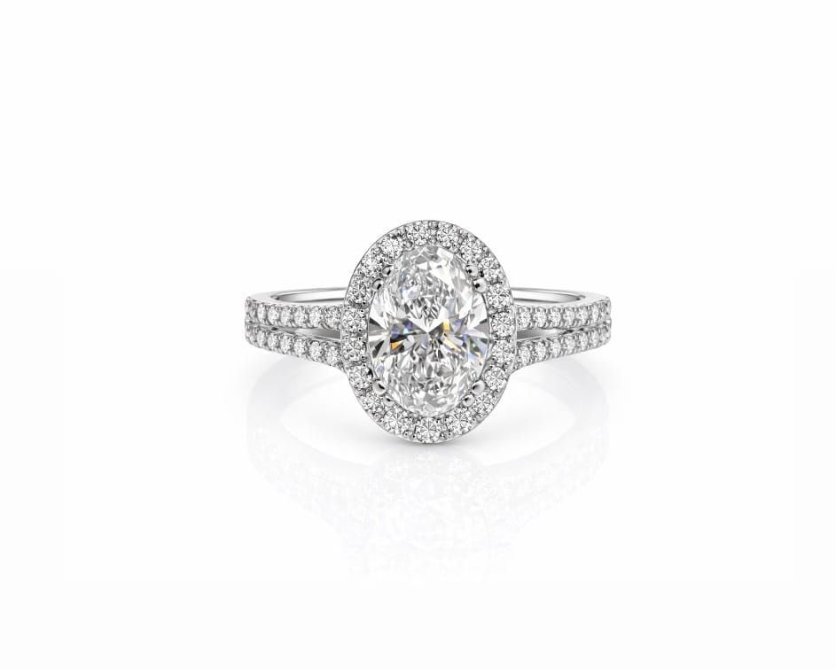 Eliza Oval Solitaire LG