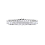 Emerald Bezel Tennis Bracelet LG
