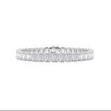 Emerald Bezel Tennis Bracelet LG