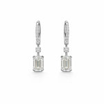 Emerald Drop Earrings LG