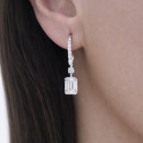 Emerald Drop Earrings LG