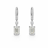 Emerald Drop Earrings LG