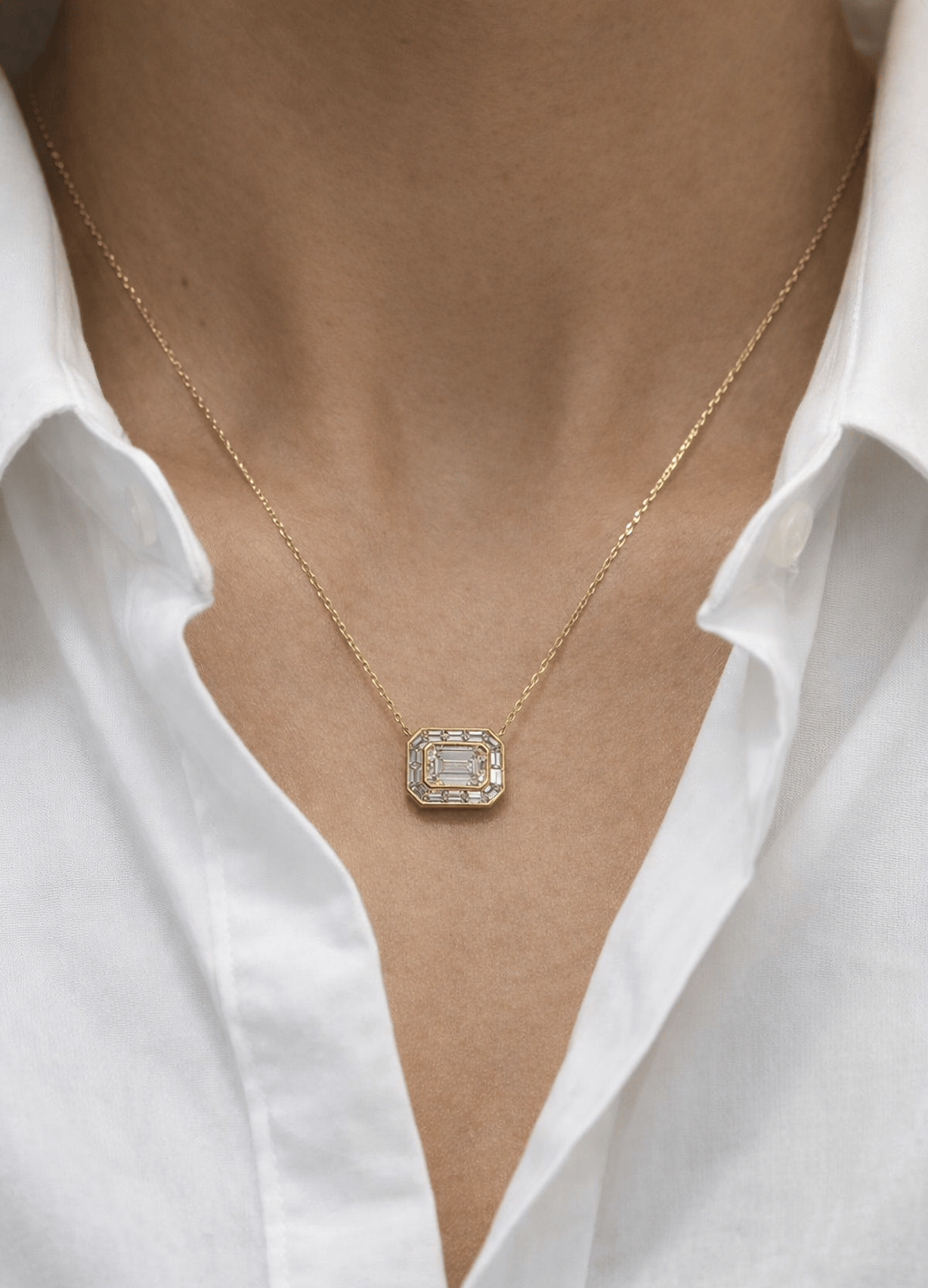 Emerald Eclat Necklace LG