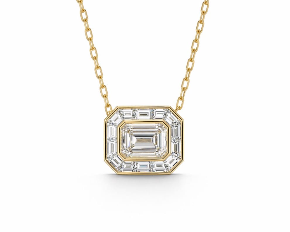 Emerald Eclat Necklace LG