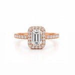 Emerald Halo Solitaire LG
