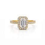 Emerald Halo Solitaire LG