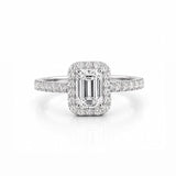 Emerald Halo Solitaire LG