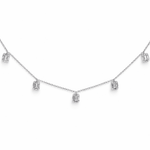 Emerald illusion Drop Necklace