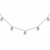 Emerald illusion Drop Necklace