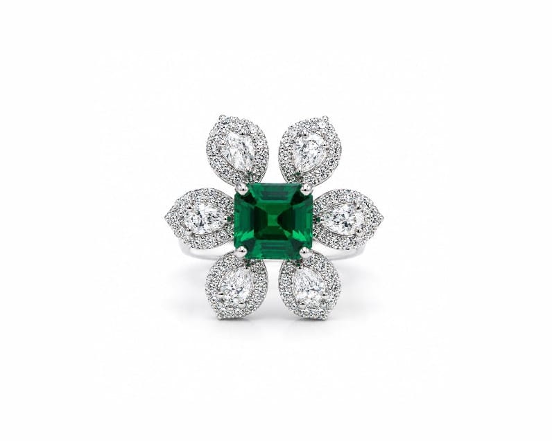 Emerald Jardin Ring LG
