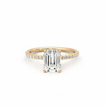 Emerald Shine Solitaire Ring