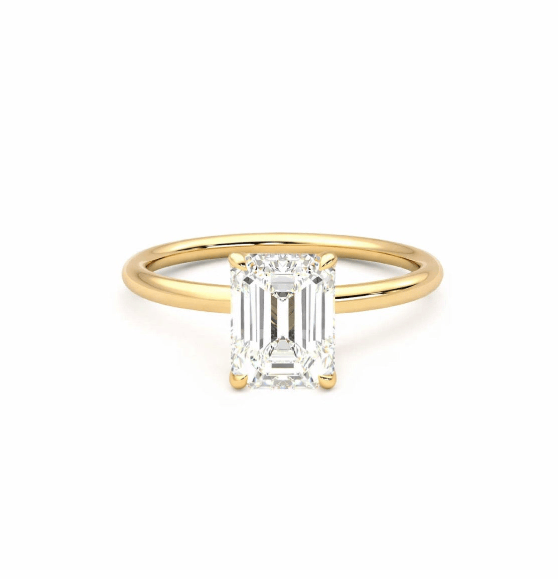 Emerald Solitaire Ring