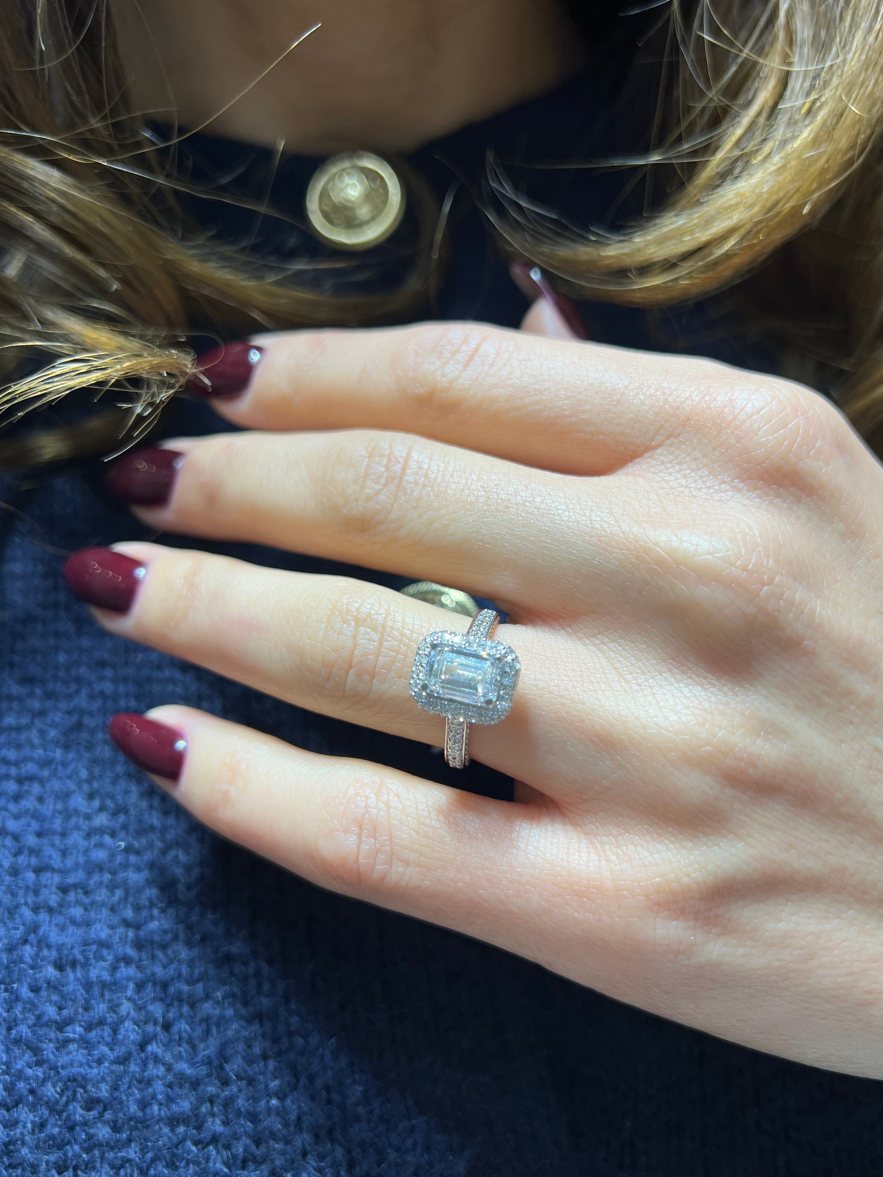 Étoile Grace Emerald Ring LG