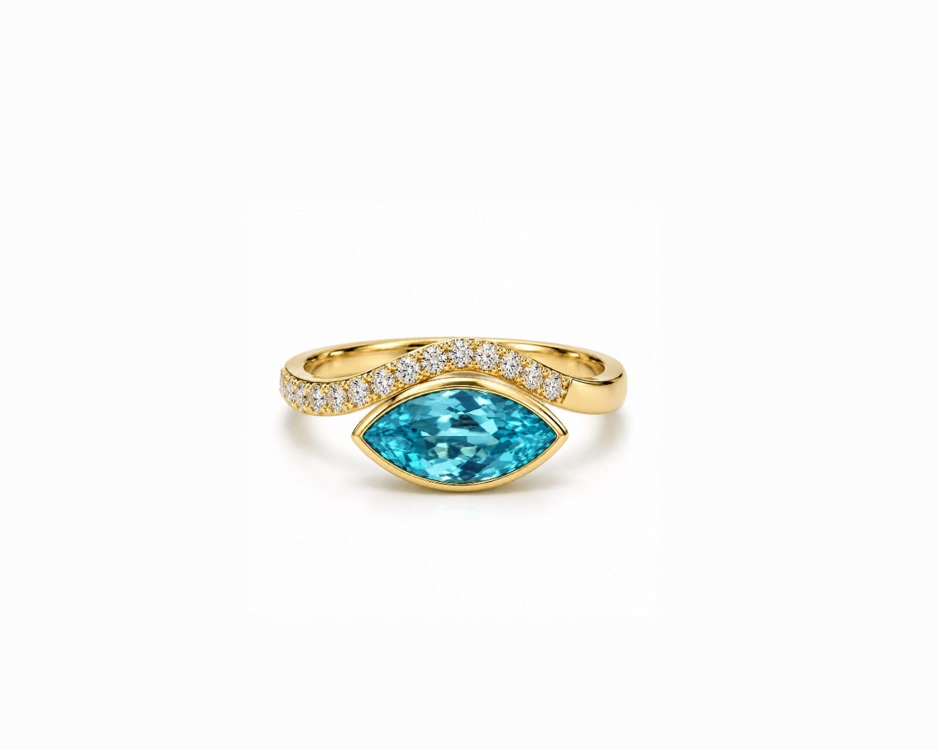Evil Eye Pinky Ring LG