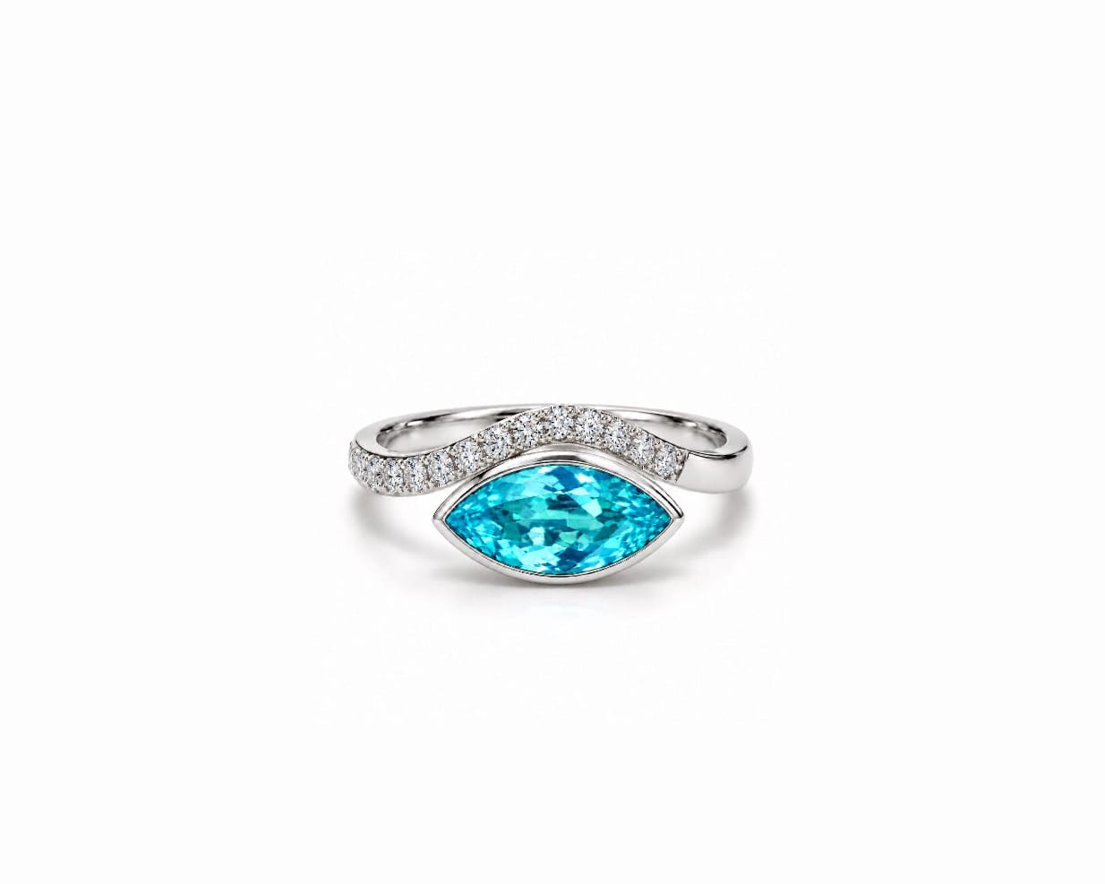 Evil Eye Pinky Ring LG
