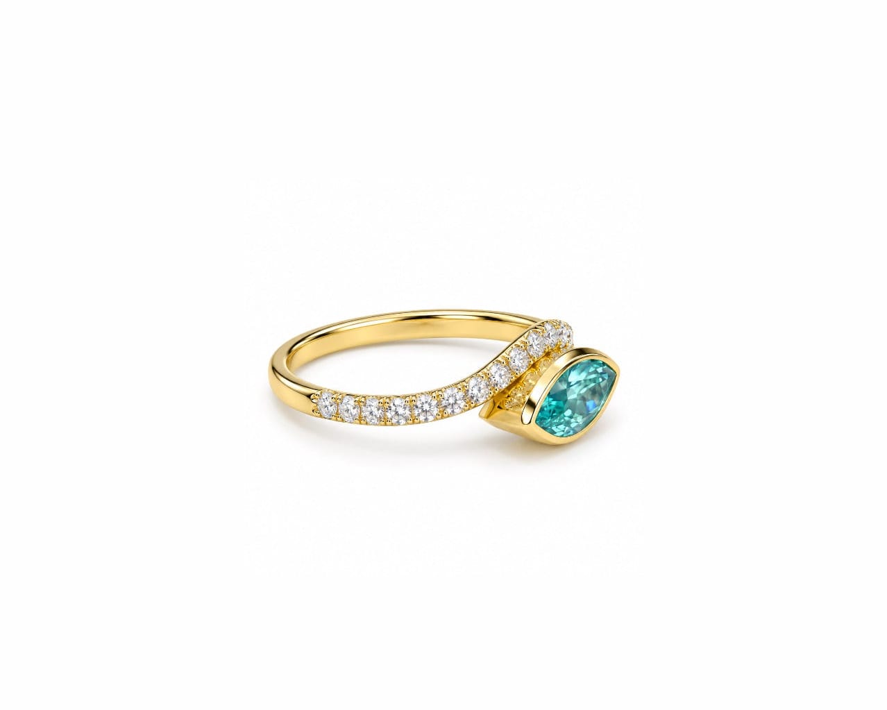 Evil Eye Pinky Ring LG
