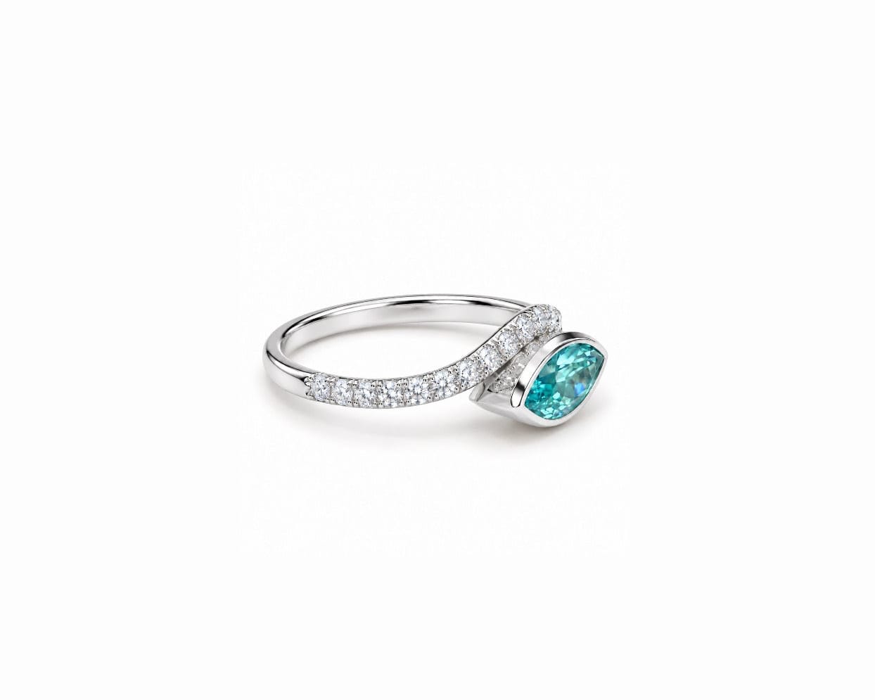 Evil Eye Pinky Ring LG