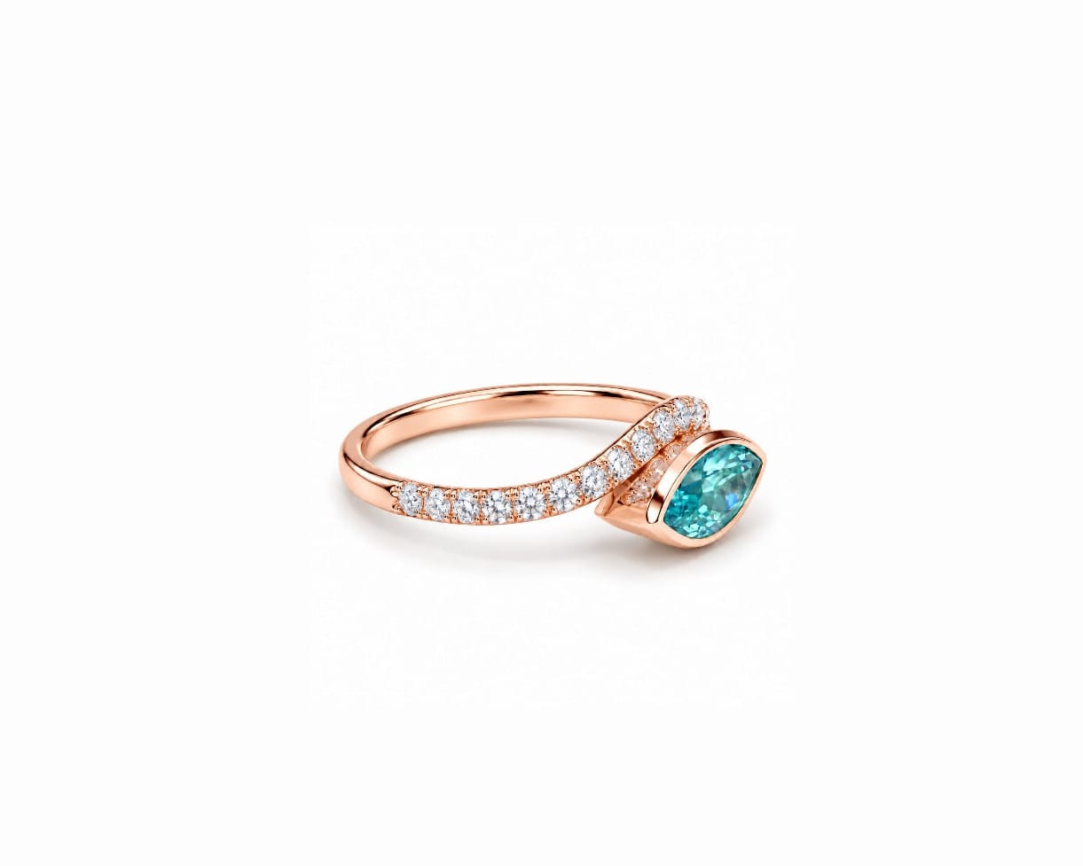 Evil Eye Pinky Ring LG
