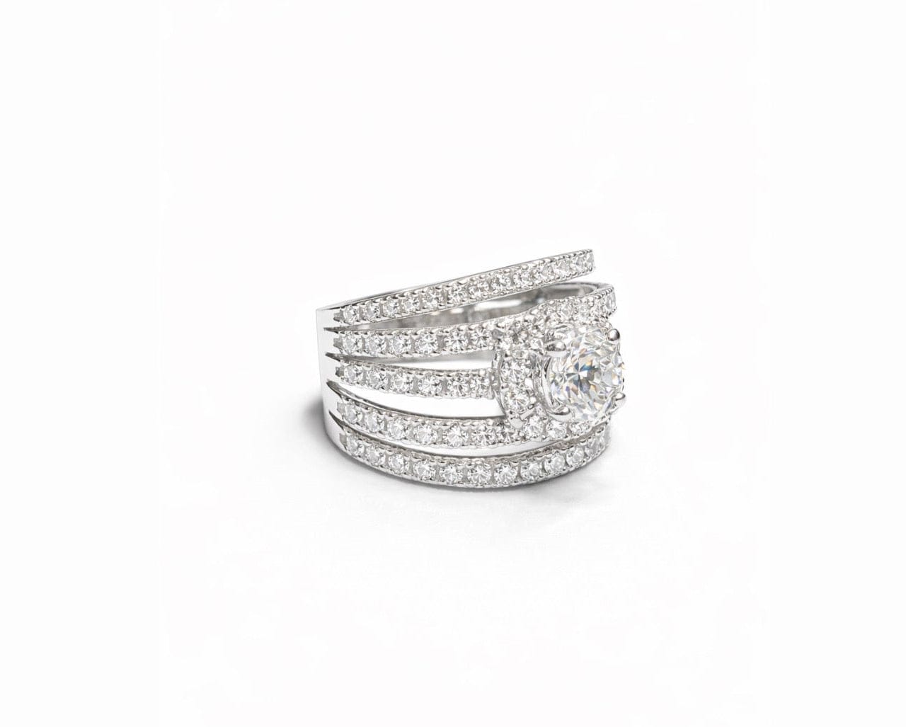 Facet No. 5 Solitaire Ring