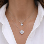 Floral Charm Necklace LG