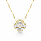 Floral Charm Necklace LG