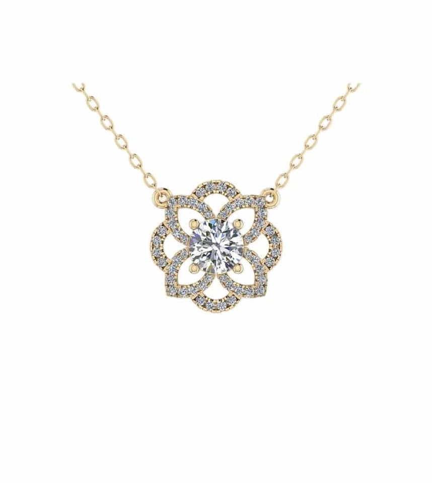 Floral Lace Necklace