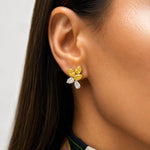 Golden Canary Earrings LG