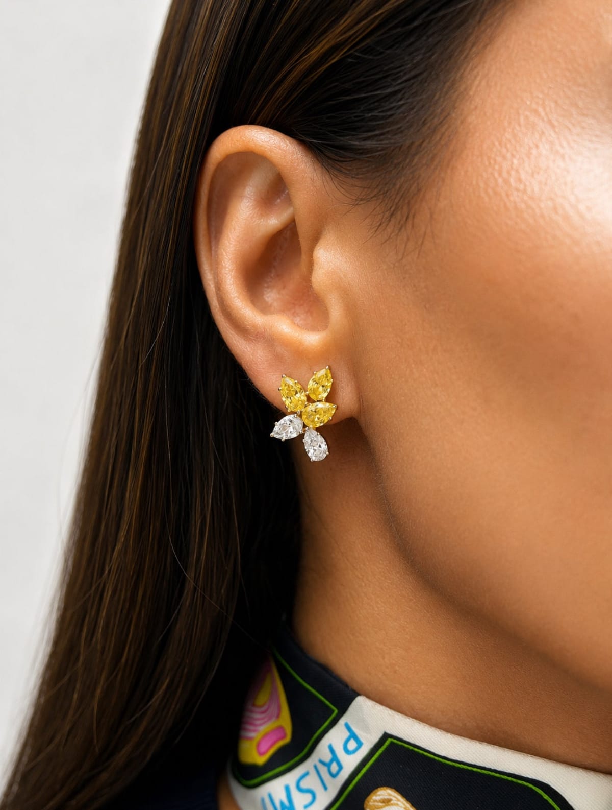 Golden Canary Earrings LG