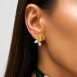Golden Canary Earrings LG