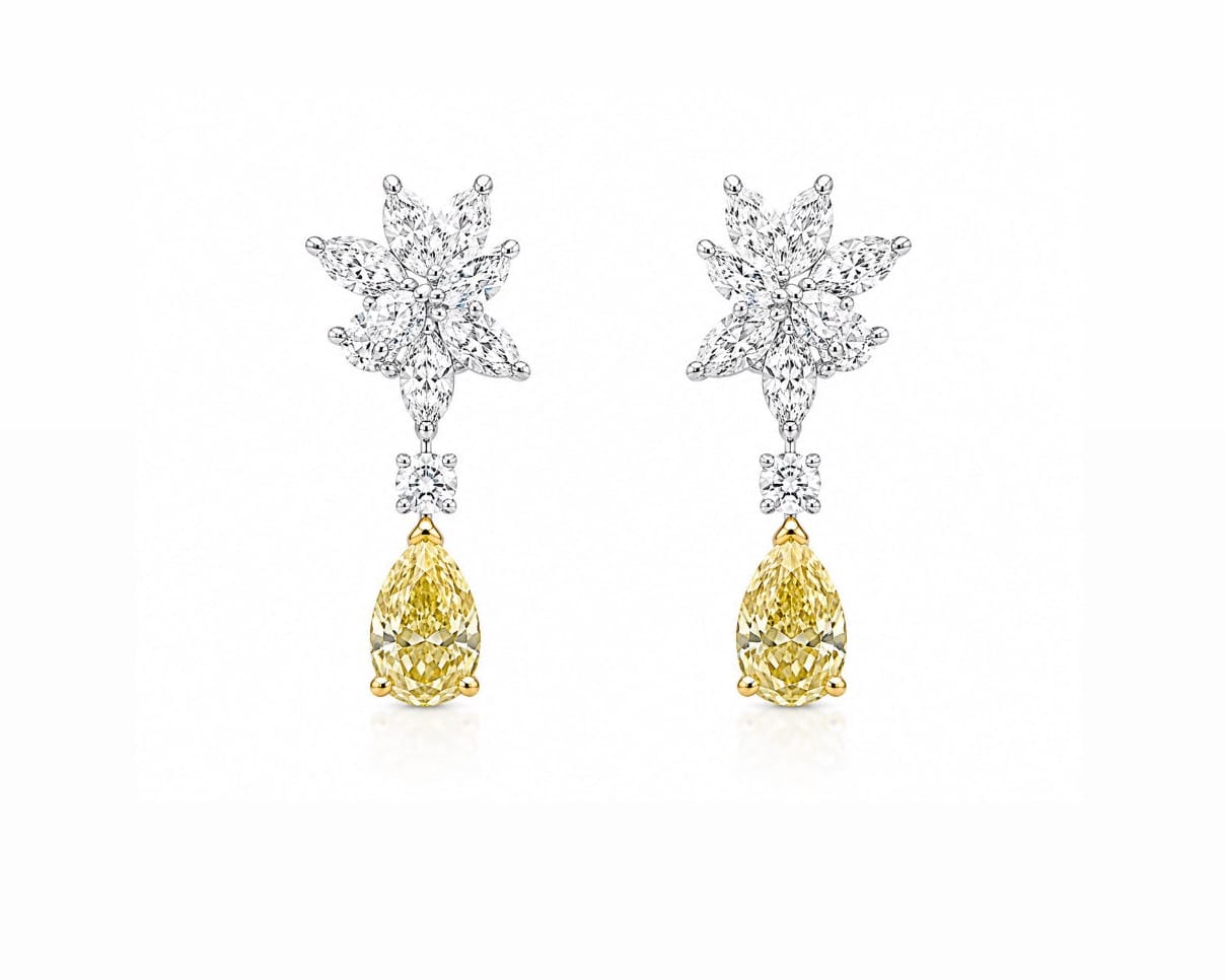 Golden Drop Earrings LG