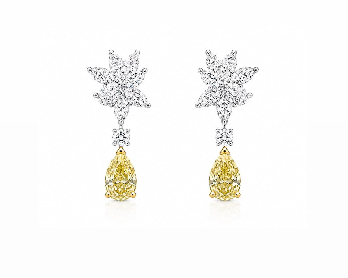 Golden Drop Earrings LG