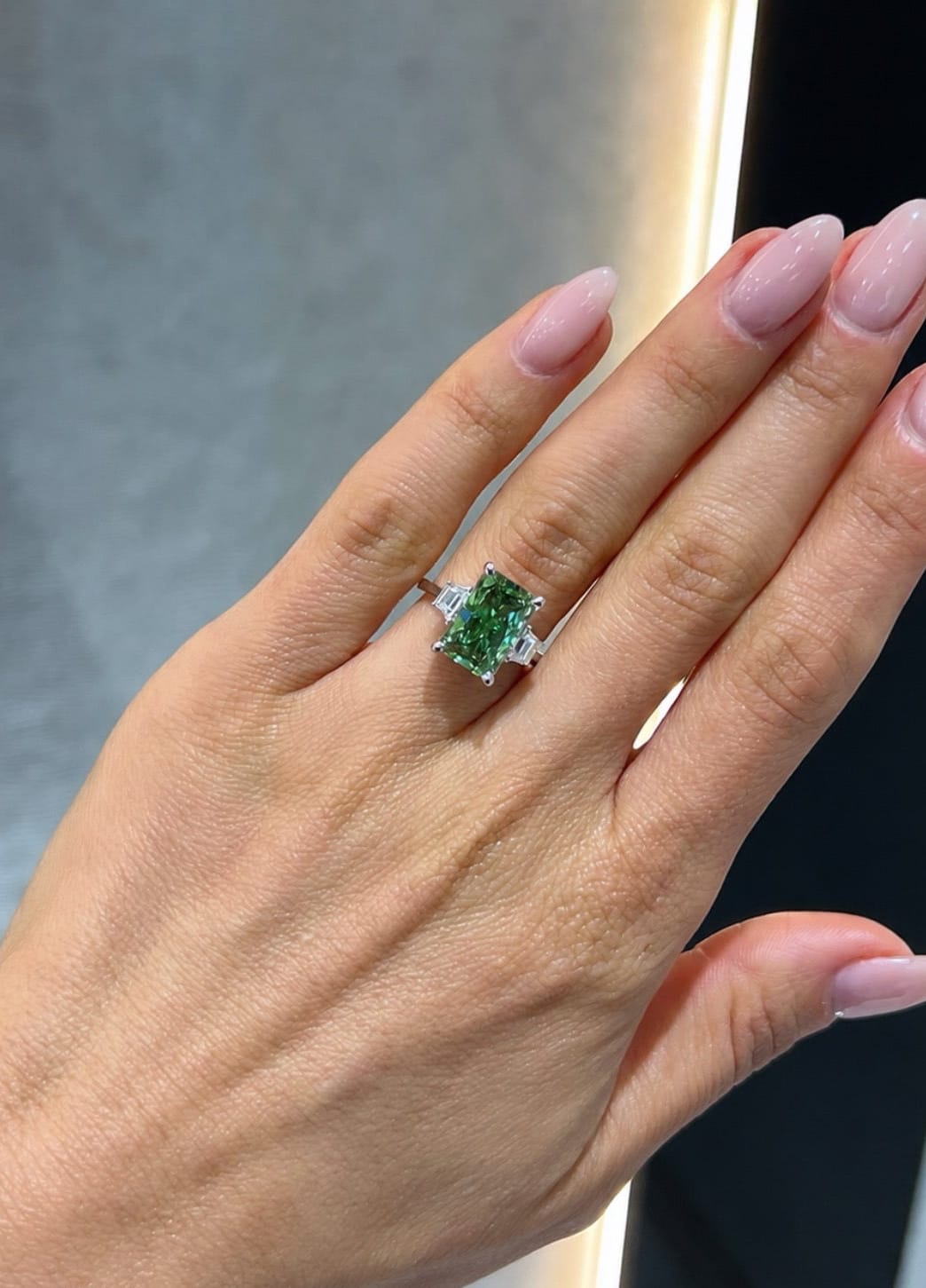 Green Love Trilogy Ring LG