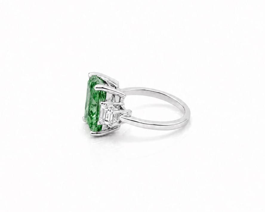 Green Love Trilogy Ring LG