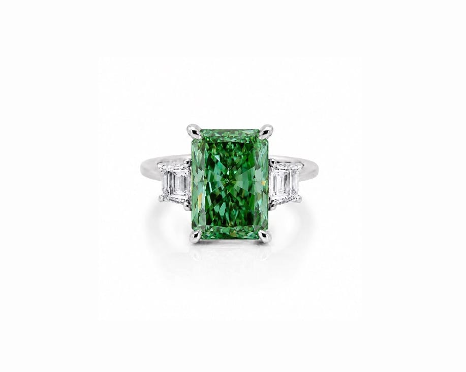 Green Love Trilogy Ring LG