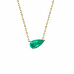 Green Pear Necklace LG