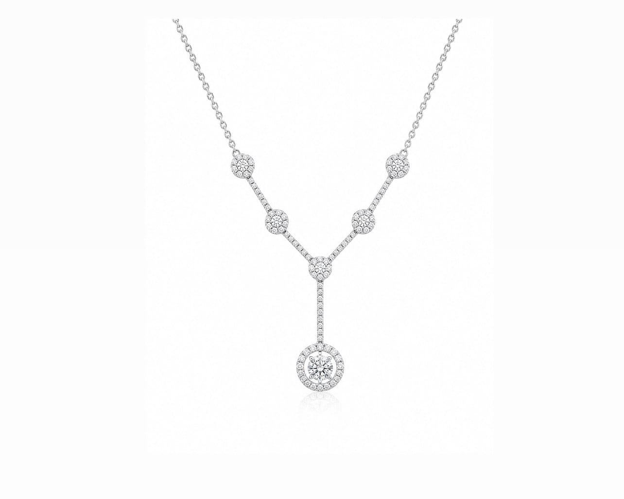 Halo Drop Necklace
