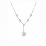 Halo Drop Necklace