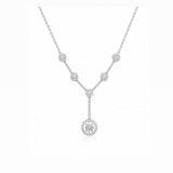 Halo Drop Necklace