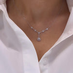 Halo Drop Necklace