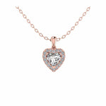 Halo Heart Necklace