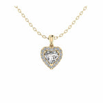 Halo Heart Necklace