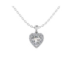 Halo Heart Necklace