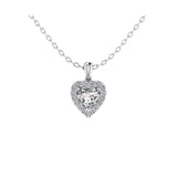 Halo Heart Necklace