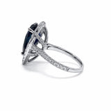 Halo Sapphire Ring