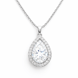 Halo Tearlight Necklace LG