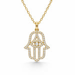 Hamsa Necklace LG
