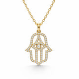 Hamsa Necklace LG