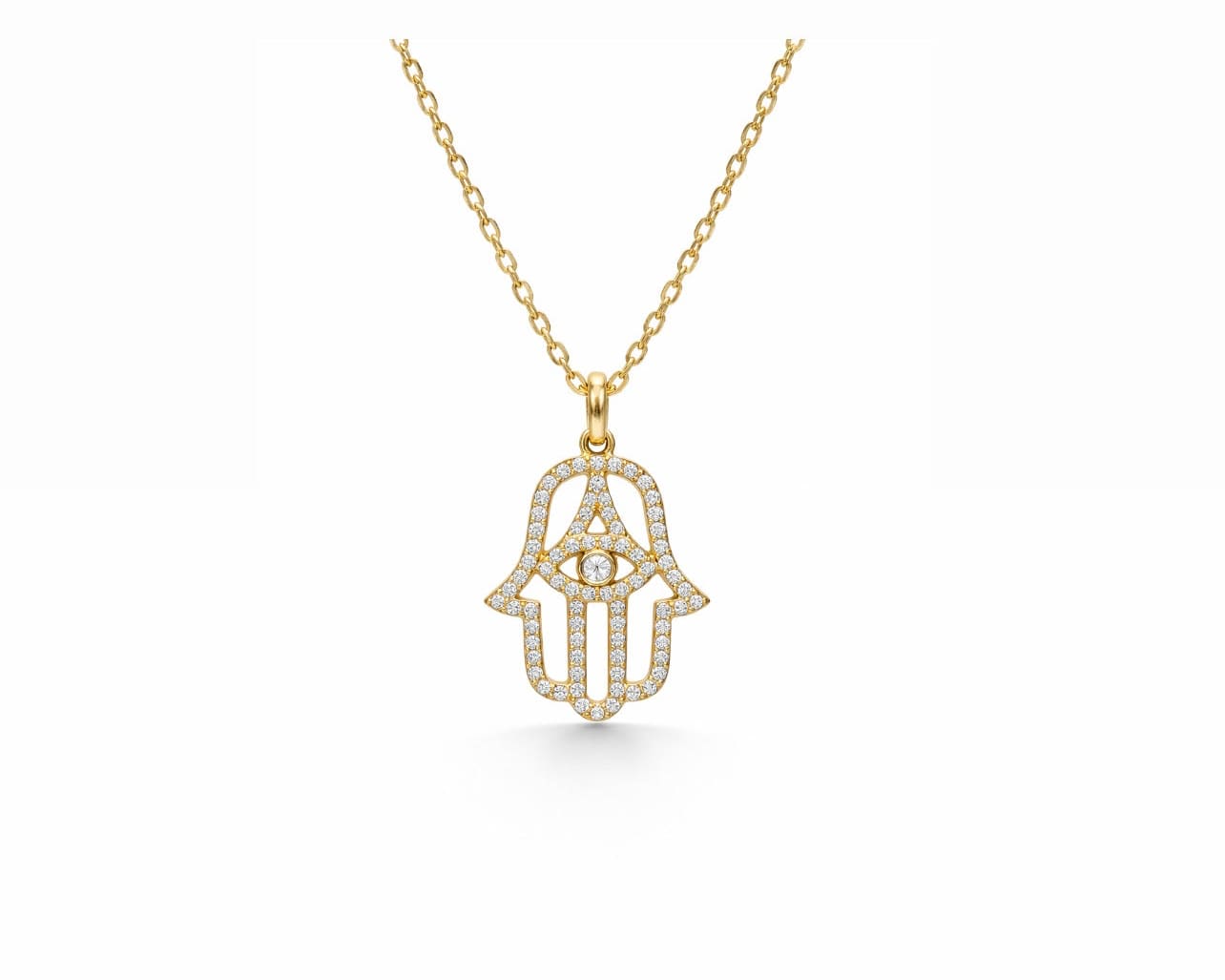 Hamsa Necklace LG