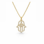 Hamsa Necklace LG